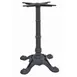 G & A BF2222 Cast Iron Restaurant Table Base, 22x22 Spread, Black Finish, 3 Column, Dining Height 1 image