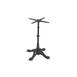 G & A BFH2222 Bar Height Cast Iron Table Base, 22x22 Spread, Black Finish 1 image