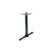 G & A BH0522 B Series Bar Height Table Base, 22" Spread, Cast Iron, Black Finish 1 image