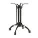 G & A CA2424 CA Series 24x24 Dining Height Aluminum Table Base, Black Powder Coat Finish 1 image