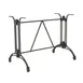 G & A CHA2436 Bar Height Aluminum Table Base, 24x36 Spread, Black Powder Coat Finish 1 image
