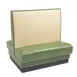G & A CLASSIC-D-42 Double Plain Back Booth, Upholstered Back & Seat, 42"H, Solid Wood Frame, COM/Esprit Vinyl, per Foot 1 image