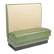 G & A CLASSIC-S-48 Single Plain Back Booth, Upholstered Back & Seat, 48"H, Solid Wood Frame, COM/Esprit Vinyl, Priced Per Linear Foot 1 image