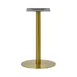 G & A GRD18 Metal Grd Series Table Base, 18" dia. spread, 2" dia. column, dining height, gold powder coat finish 1 image