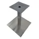 G & A GS1818UMB GS Series 18x18 Dining Height Stainless Steel Table Base, Brushed Finish, 3 Dia. Column 1 image