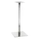 G & A GSH1818 GS Series 18x18 Bar Height Stainless Steel Table Base Brushed Finish 1 image
