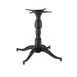 G & A SB432 SB Series Cast Iron Table Base, 32x32, Dining Height, Black Powder Coat Finish 1 image