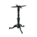G & A SBH322 SB Series Cast Iron Bar Height Table Base, 22x22, Black Powder Coat Finish 1 image