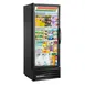 True GDM-12-HC~TSL01 24" 1-Section Glass Door Refrigerated Merchandiser in Black, 12 Cu. Ft. 2 image