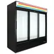 True GDM-69-HC-LD 78" 3-Section Thermal Glass Sliding Door Refrigerated Merchandiser 4 image