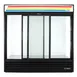 True GDM-69-HC-LD 78" 3-Section Thermal Glass Sliding Door Refrigerated Merchandiser 5 image