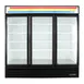 True GDM-72-HC~TSL01 78" 3-Section Glass Swing Door Refrigerated Merchandiser 2 image