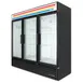 True GDM-72F-HC~TSL01 78" 3 Glass Swing Door Merchandiser Freezer in White 2 image