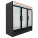 True GDM-72F-HC~TSL01 78" 3 Glass Swing Door Merchandiser Freezer in White 3 image