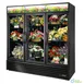 True GDM-72FC-HC~TSL01 - 78" Three‑Section Floral Merchandiser, 6 Shelves 1 image