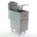 General GFF4-50LP 15" Floor Model Gas Deep Fryer, Full Pot, LP, 50 Ibs, 120.000 BTU 1 image