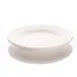 GET 15003218028 Cheforward Sustain Rim Plate, 12-1/2" Dia. x 1-1/2"H, Round, White, Melamine 1 image