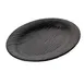 GET 15003265001 Cheforward Sustain Rim Platter - 14" Round, Black Melamine, Dishwasher Safe, BPA Free 1 image