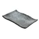 GET 15005064007 Cheforward Platter, 11"L x 7-1/2"W x 1-3/10"H, Rectangular Melamine Pewter Gray 1 image