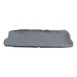 GET 15005101005 Endure Plate, Oblong, 9-1/10"L x 4-3/10"W x 1"H, Melamine, Weathered Onyx, Gray 1 image