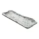 GET 15005103006 Cheforward Endure Plate, Large Oblong 11-4/5"L x 4-9/10"W x 1-1/10"H, Melamine, Gray 1 image