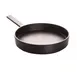 Get 15007044012 Cheforward Fry Pan, 87.25 Oz., 17" x 12" x 3.5" Black Melamine 1 image