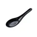 GET 151-RT-B Soup Spoon, 5-5/8" Melamine Black, Break, Chip, Stain & Scratch Resistant 1 image