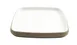 GET 21374-TOH/SND Two-Tone Honey Interior Sandstone Exterior Melamine Square Plate, 8.5"x8.5"x1" 1 image