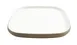 GET 21376-TOH/SND Cheforward Hatch Plate, 12" x 12" x 1"H Square, Honey/Sandstone Two‑Tone, Melamine 1 image
