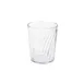 GET 2206-1-CL Tahiti™ Juice Tumbler, 6 Oz. Clear, Textured, SAN, 2-5/8" Dia. x 3-1/4"H - 1 Dozen 1 image