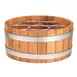 GET 2747740 Frilich Carafine Bucket Set, 15-3/4" Dia. x 7-1/10" H, Wood Frame with PC Liner - Set 1 image