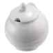 GET 2757150 Frilich Pure Nature Round China Bowl With Lid, 1.6 Qt (51 Oz) 6.7" Dia X 7.5" H, White 1 image