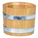 GET 2765060 Frilich Carafine Beverage Set, 9-1/10" Dia. x 7-1/10" H, Wood Base with Liner - Set 1 image