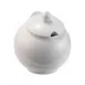 GET 2931150 Frilich Spare Plate/Dish China Bowl M, 1.5 Liter, White, With Lid Holder 1 image