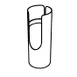 GET 3178171 Frilich Replacement Bottom Tube, Stainless Steel, Rotary Cereal Dispenser Part 1 image