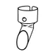 GET 3178971 Frilich Replacement Chute Nozzle, Stainless Steel for Rotary Cereal/Dry Food Dispenser 1 image
