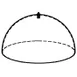 GET 3255944 Frilich Replacement Dome Hood Cover, Without Knob, Plastic, Clear 1 image