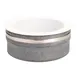 GET 3257050 Frilich Earth Set Round 12-1/5" Dia. X 5-3/5" H, Plate, Soapstone Base, Steel Hoop - Set 1 image