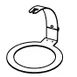GET 3259940 Frilich Replacement Hinged Device, Stainless Steel 1 image