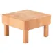 GET 3652042 Frilich Pure Nature Cheese Stand L‑Cube, Beech Wood, Natural, Approx 13" Cube 1‑2 Steps 1 image