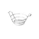 GET 4-22784 Round Stainless Steel Serving Basket, 7" Dia. x 3"H with Handle, Restaurant Use 1 image