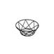 GET 4-31433 Braided Basket, 8" Dia. X 3"H, Round, Iron Powder Coated, Black 1 image