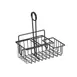 GET 4-31698 Compartment Caddy, 8" x 4-1/2" x 9", 3-Compartment, Iron Powder Coated, Black 1 image