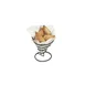 GET 4-32800 Fry Cone Basket, 7" Dia. X 7"H, Iron Powder Coated, Black Restaurant Serving 1 image