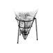 GET 4-33888 Clipper Mill Wire Cone Basket, 5" Dia. x 6" H, Stackable, Iron Teflon Coated, Black 1 image