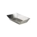 GET 4-80888 Clipper Mill Boat Tray – 9-1/2" x 6" x 1-1/2", Stainless Steel, Restaurant Serving Basket 1 image