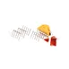 GET 4-81823 Stainless Steel Taco Holder, 4" x 2" x 1-1/4", Holds 2 or 3 Tacos 1 image