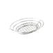 GET 4-83824 Clipper Mill Basket - Oval, 11" x 8" x 2-1/4", Raised Grid Base, Stainless Steel 1 image