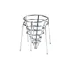 GET 4-83888 Fry Cone Basket, 5" Dia. X 6"H, Stackable, Stainless Steel 1 image