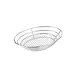 GET 4-84814 Clipper Mill Grid Basket – Oval, 12-1/2" X 9-1/4" X 2-1/4", Stainless Steel, Raised Grid 1 image